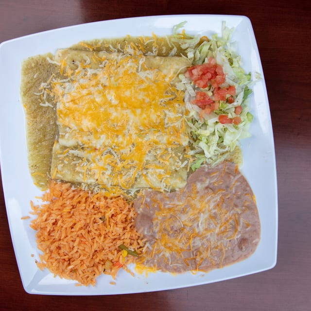 Enchiladas Verdes.